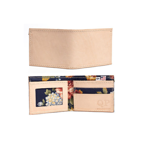 Men's Wallet - Tan Floral