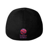 Scuba Diving Hat: Jellyfish Flexfit Cap - Pink/Purple - Back