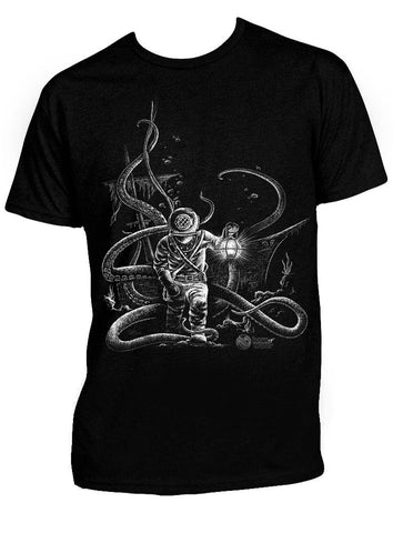 Deep Sea Hard Hat Diver T-Shirt