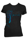 Free Yourself: Freediving Shirt - Black Burnout