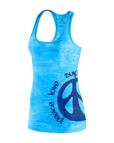 peace-love-sup-burnout-racerback-tank-front