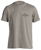 Spearfishing Shirt: Skull & Spearguns - Gray - Front