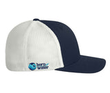 Tiger Shark Scuba Diving Trucker Cap - Navy - Side