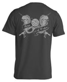 Vintage Mahi: Spearfishing Shirt - Dark Gray - Back 